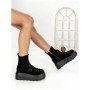 Ghete Dama cu Platforma 68WL37 BLACK | MEI