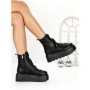 Ghete Dama cu Platforma 68WL37 BLACK | MEI