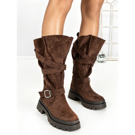 Ghete Dama 6AH29 BROWN | MEI