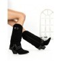 Cizme Dama cu Toc 6AH22 BLACK | MEI