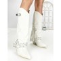 Cizme Dama cu Toc 6AH22 WHITE | MEI
