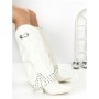 Cizme Dama cu Toc 6AH22 WHITE | MEI