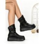 Ghete Dama cu Platforma 6ZP11 BLACK | MEI