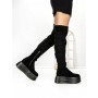 Cizme Dama cu Platforma 68WL27 BLACK | MEI