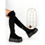 Cizme Dama cu Platforma 68WL27 BLACK | MEI