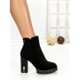 Botine cu Toc Gros 6AH36 BLACK | MEI