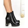 Botine cu Toc Gros 6AH36 BLACK | MEI