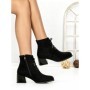 Botine cu Toc Gros 6AH30 BLACK | MEI