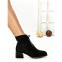 Botine cu Toc Gros 6AH30 BLACK | MEI