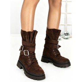 Ghete Dama 6AH28 DARK BROWN | MEI