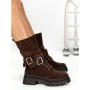 Ghete Dama 6AH28 DARK BROWN | MEI