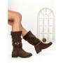 Ghete Dama 6AH25 DARK BROWN | MEI