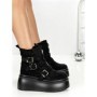 Ghete Dama cu Platforma 56WL13 BLACK | MEI