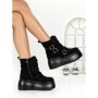 Ghete Dama cu Platforma 56WL13 BLACK | MEI