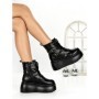 Ghete Dama cu Platforma 56WL13 BLACK | MEI