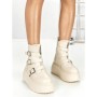 Ghete Dama cu Platforma 56WL13 BEIGE | MEI