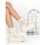 Ghete Dama cu Platforma 56WL13 BEIGE | MEI
