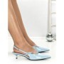 Pantofi cu Toc mic K726 BLUE | ABLOOM