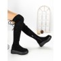Cizme Dama cu Platforma 68WL28 BLACK | MEI
