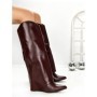 Cizme Dama cu Platforma 6GS3 WINE | MEI