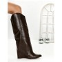 Cizme Dama cu Platforma 6GS3 DARK BROWN | MEI