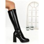 Cizme Dama cu Toc 6GS1 BLACK | MEI