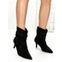 Botine cu Toc Subtire 6GS35 BLACK | MEI
