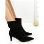 Botine cu Toc Subtire 6GS35 BLACK | MEI