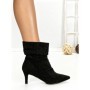 Botine cu Toc Subtire 6GS35 BLACK | MEI