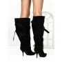 Cizme Dama cu Toc 6XKK5 BLACK | MEI
