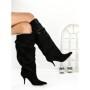 Cizme Dama cu Toc 6XKK5 BLACK | MEI