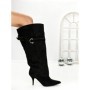 Cizme Dama cu Toc 6XKK5 BLACK | MEI