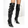 Cizme Dama cu Toc 6XKK10 BLACK | MEI