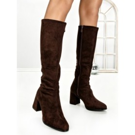 Cizme Dama cu Toc 6GS2 DARK BROWN | MEI