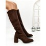 Cizme Dama cu Toc 6GS2 DARK BROWN | MEI