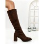 Cizme Dama cu Toc 6GS2 DARK BROWN | MEI