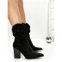 Botine cu Toc Gros 6KV13 BLACK | MEI