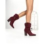 Botine cu Toc Gros 6KV13 WINE | MEI