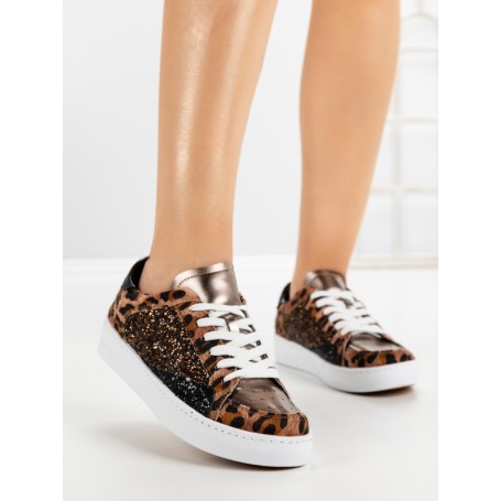 Sneakers Dama 6522 PEWTER-MAROON | CM