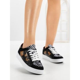 Sneakers Dama 6522 ZEBRA-BLACK-WHITE | CM