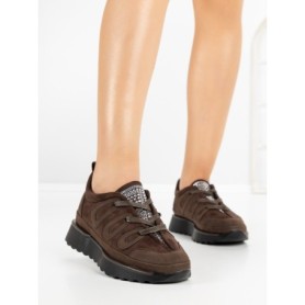 Sneakers Dama 5H71 BROWN | MEI