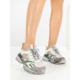 Pantofi Sport Dama din piele naturala Y5786 CREAM-GREEN | ADVANCER