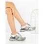 Pantofi Sport Dama din piele naturala Y5786 CREAM-GREEN | ADVANCER