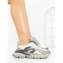 Pantofi Sport Dama din piele naturala Y5786 CREAM-GREY | ADVANCER