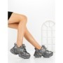 Pantofi Sport Dama din piele naturala 918-1 GUN METAL | FRANCO GERARDO