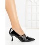 Pantofi Stiletto 77-543 BLACK | CM