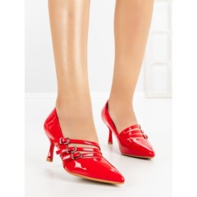 Pantofi Stiletto 77-543 RED | CM