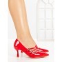 Pantofi Stiletto 77-543 RED | CM