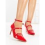 Pantofi Stiletto 77-548 RED | CM