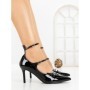 Pantofi Stiletto 77-549 BLACK | CM